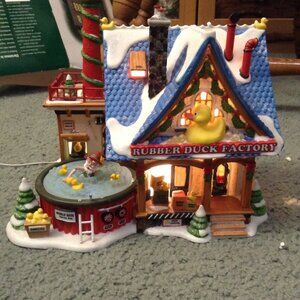 MINOR FLAWS Department 56 Rubber Duck Factory North Pole Series Xmas Village